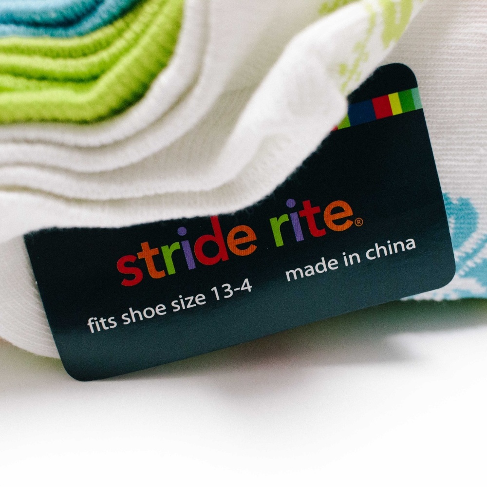 NWT Stride Rite multicolored socks, bundle of 4 - Picture 5 of 7